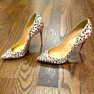 Cherry Christian Louboutin So Kate Pumps